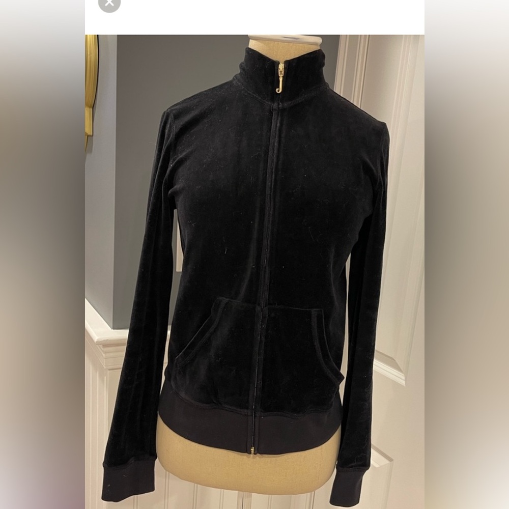 Juicy Couture Black LabelTrack Jacket Velour Size S